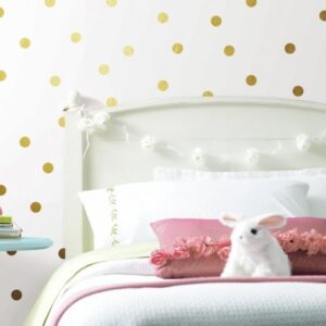 polka dot wall stickers in various shades