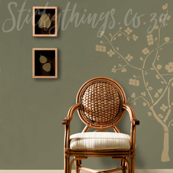 Metallic Gold Tree Wall Sticker - Metallic Gold Cherry Blossom Tree Wall Decal - Image 2