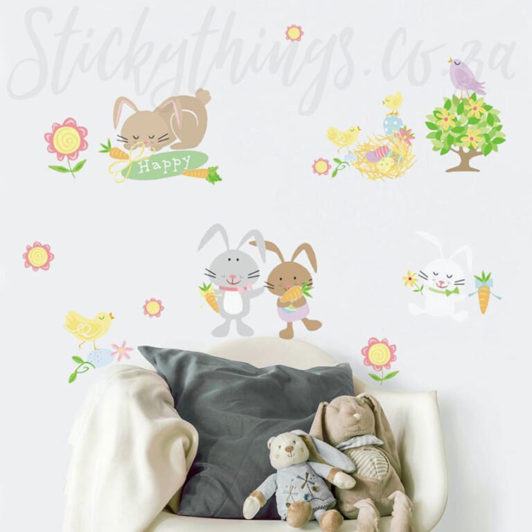 Happy Bunnies Wall Decals