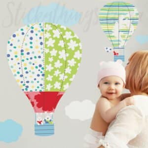 hot air balloon wall stickers