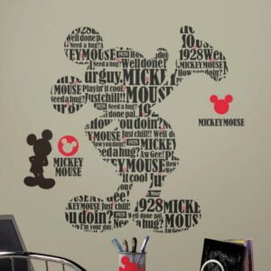 Disney Mickey Mouse Words Wall Sticker