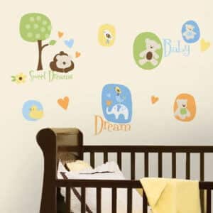 sleep tight baby wall decals