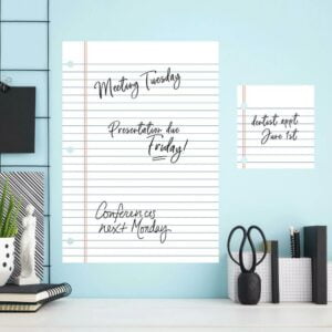Notebook Dry Erase Wall Decals