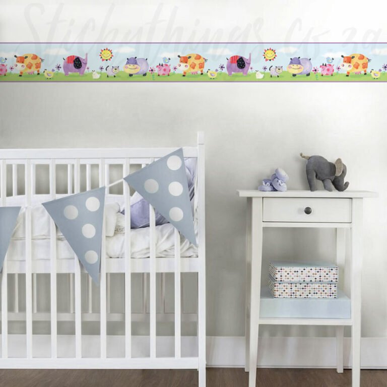 Polka Dot Piggy Border