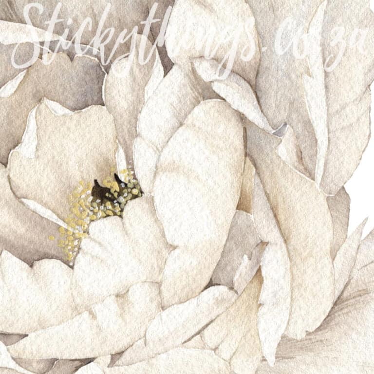 Giant Peony Wall Sticker