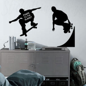 skate boarding wall decals