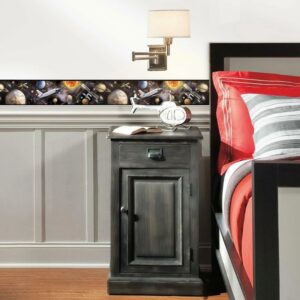 Peel & Stick Space Travel Border