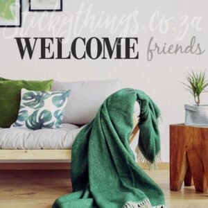 Welcome Friends Wall Sticker