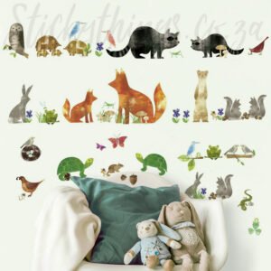 Woodland Friends Wall Stickers