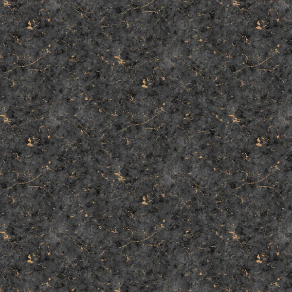 Black and Gold Plaster Wallpaper