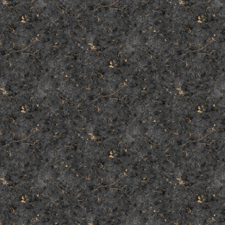 Black and Gold Plaster Wallpaper